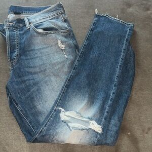 H&M Skinny Coupe denim distressed jeans